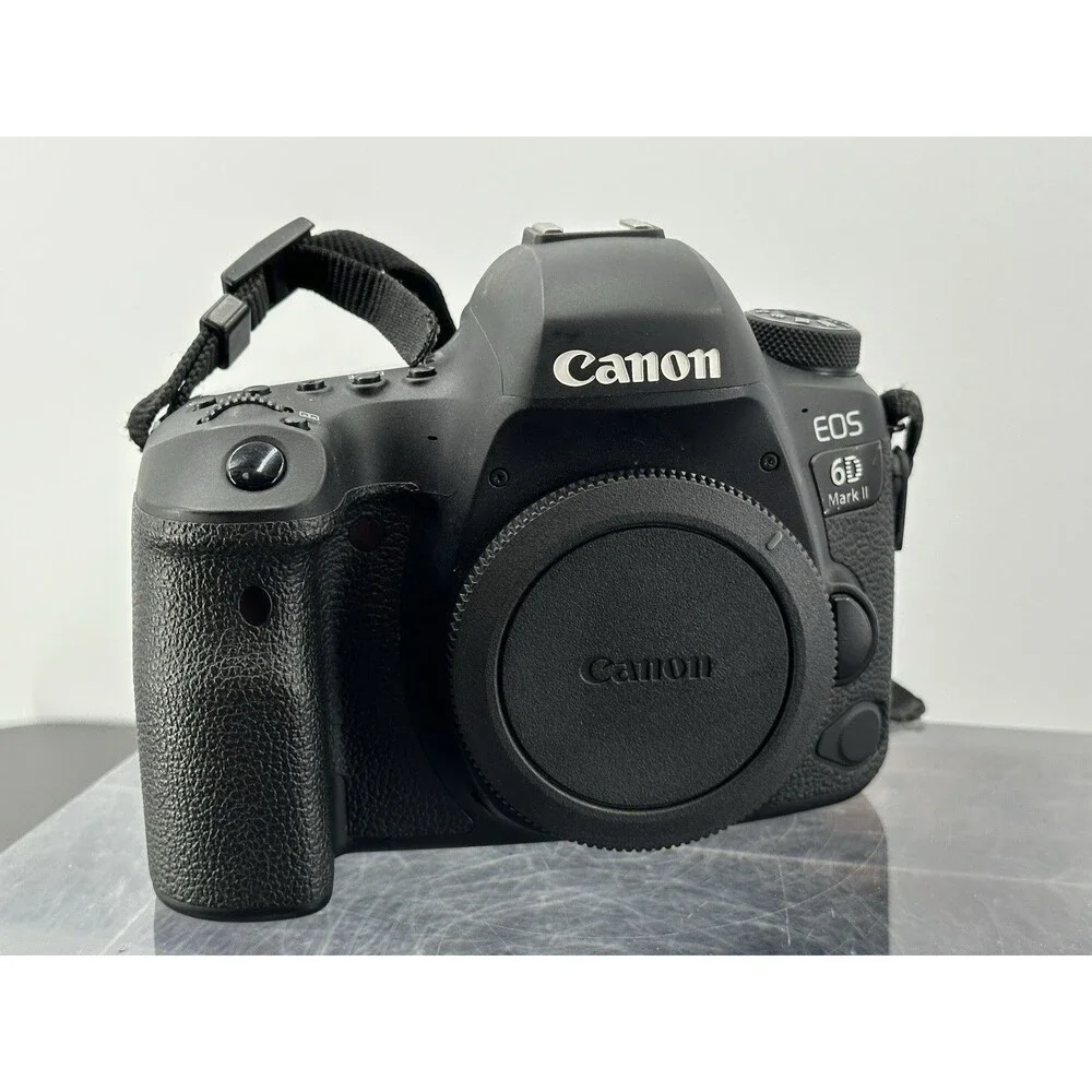 Canon EOS 6D Mark II DSLR + Canon 50mm f/4 Lens & Canon EF 70-200 F1.4